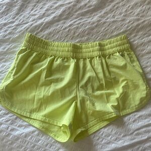 DSG Neon Yellow Women's Athletic Shorts